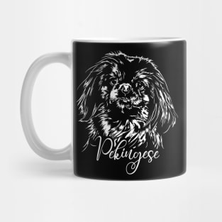 Funny Proud Pekingese dog portrait dog lover Mug